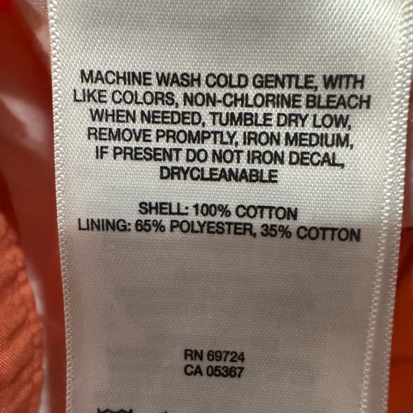 Columbia PFG Fishing Shorts Men 38 Salmon Orange Cotton Flat Front - Picture 5 of 6